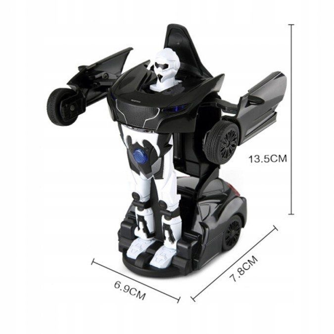 Mały Metalowy Transformer Rastar 1:32 Rtr Czarny Bmw Światła Dźwięki