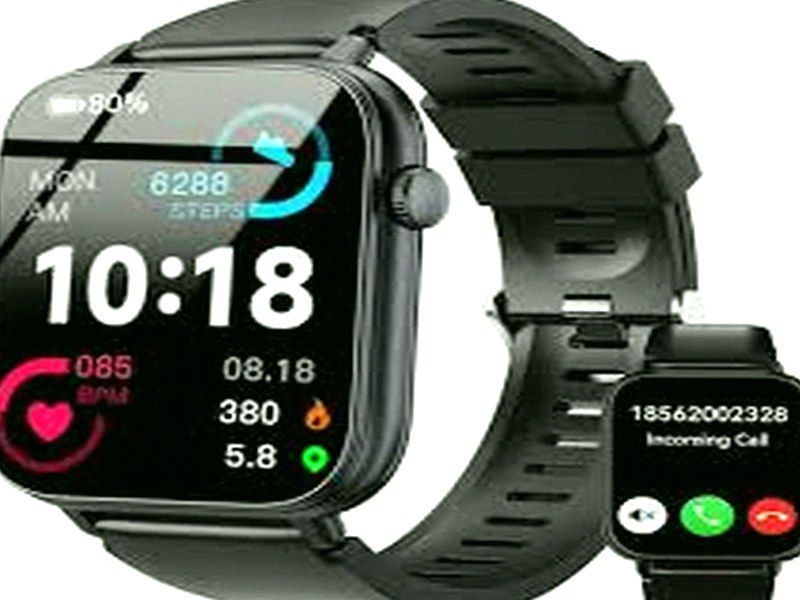 Smartwatch 1.83" — Chamadas sem Fios, 100+ Modos Desporto, Homem e Mulher