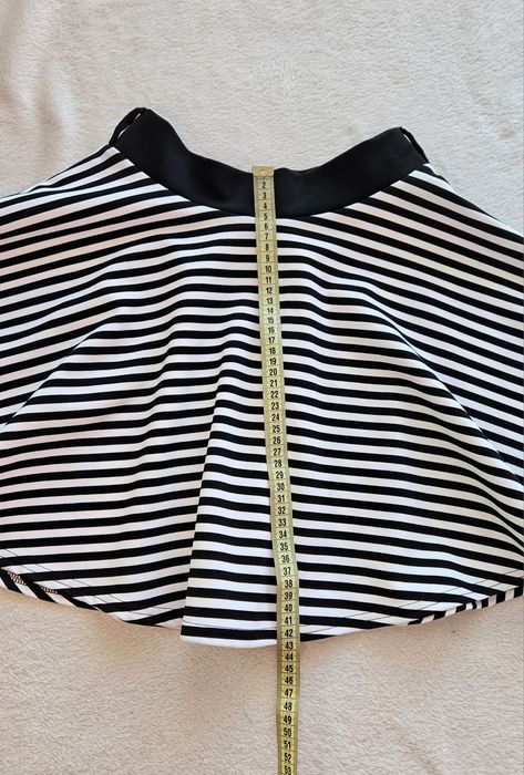 Ribbon rozkloszowana spódniczka w paski s 36