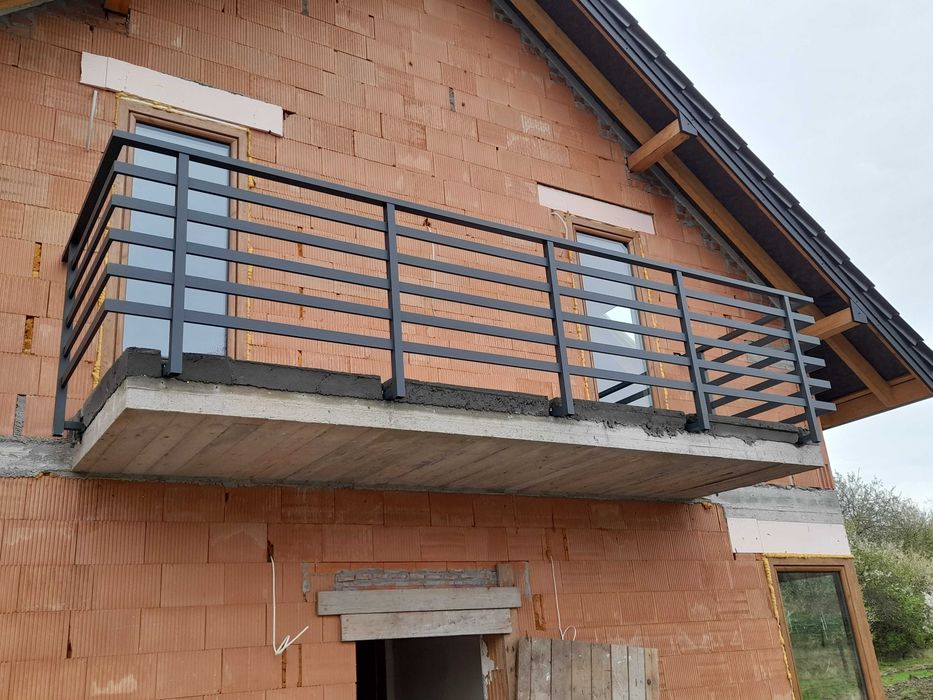 BALUSTRADA BALUSTRADY nowoczesne aluminiowe stalowe  CYNKOWANE
