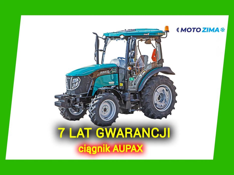 Aupax 3055  Ciągnik 55 KM Aupax 3055 Stage V z napędem 4x4 od ręki 7 LAT GWARANCJI