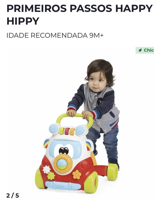 Primeiros passos brinquedo happy hippy -chicco
