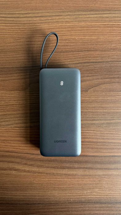 Ugreen szybki powerbank 20000mAh 45W USB-C wbudowany kabel do telefonu