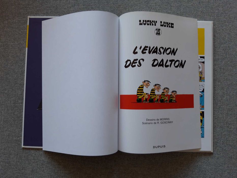 BD Lucky Luke "L'évasion des dalton"