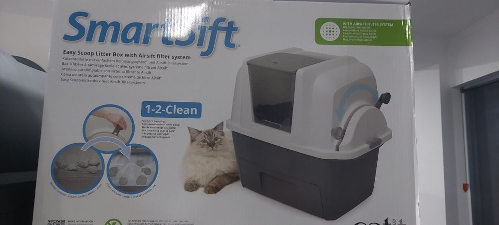 wc para gatos semi automatico