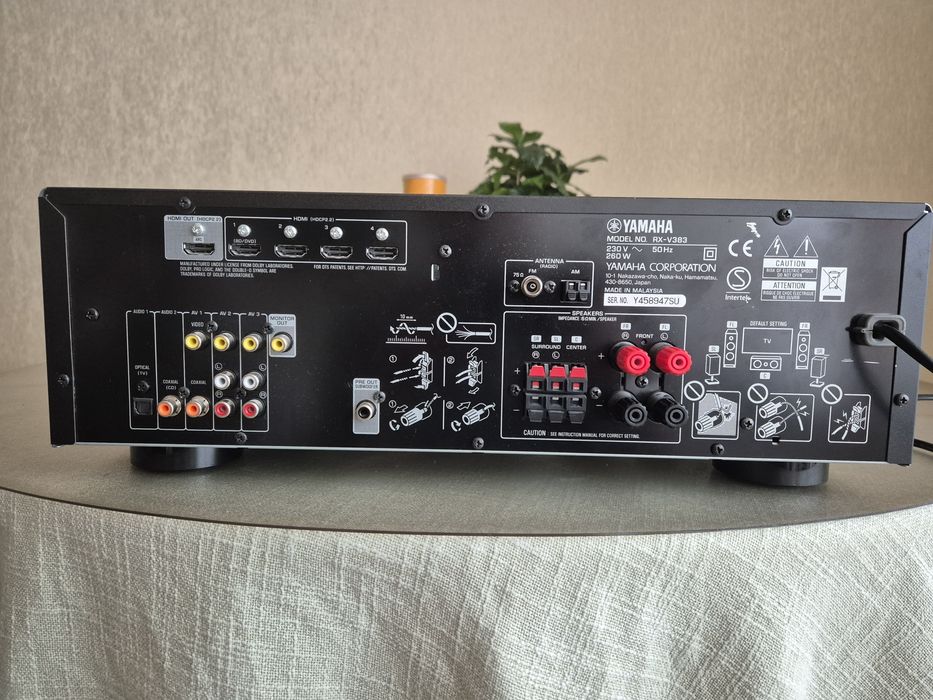 Ресивер YAMAHA RX-V383 з Bluetooth