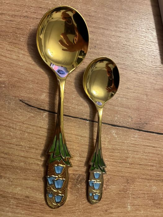 Robbe & Berking 925 komplet łyżek kolekcjonerskich Made in Germany