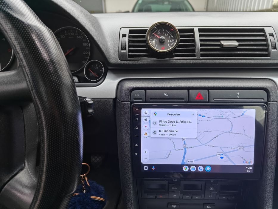 Rádio 2 DIN Audi A4 (2000 a 2009) + Android + GPS + carplay  /B6/B7