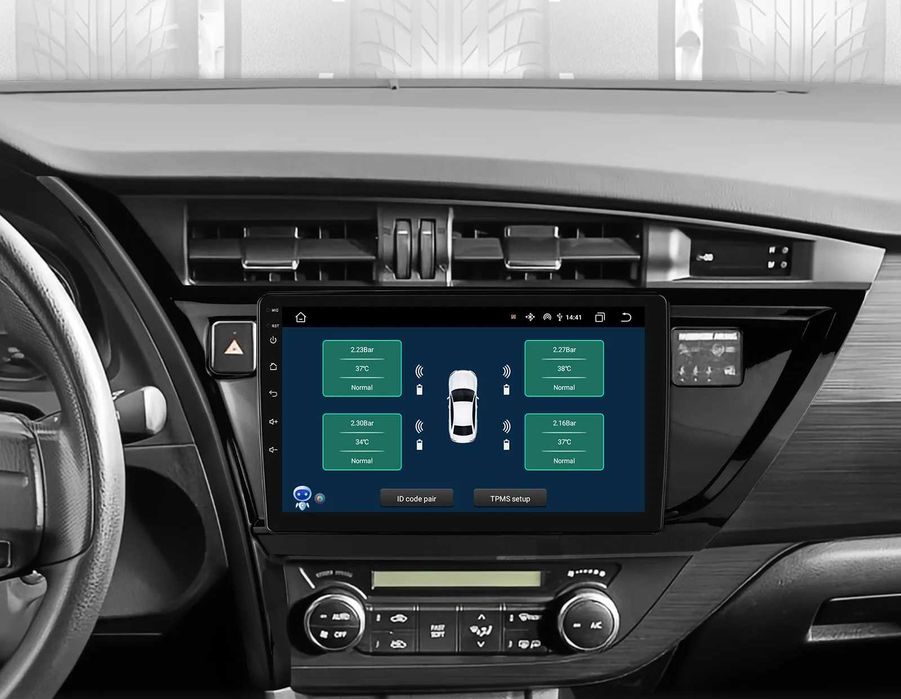 CarPlay Android Auto Radio FM RDS DAB Android WiFi 4G GPS USB MP3 MP4 Toyota Corolla Auris
