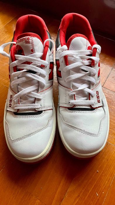 New Balance 550 White Red