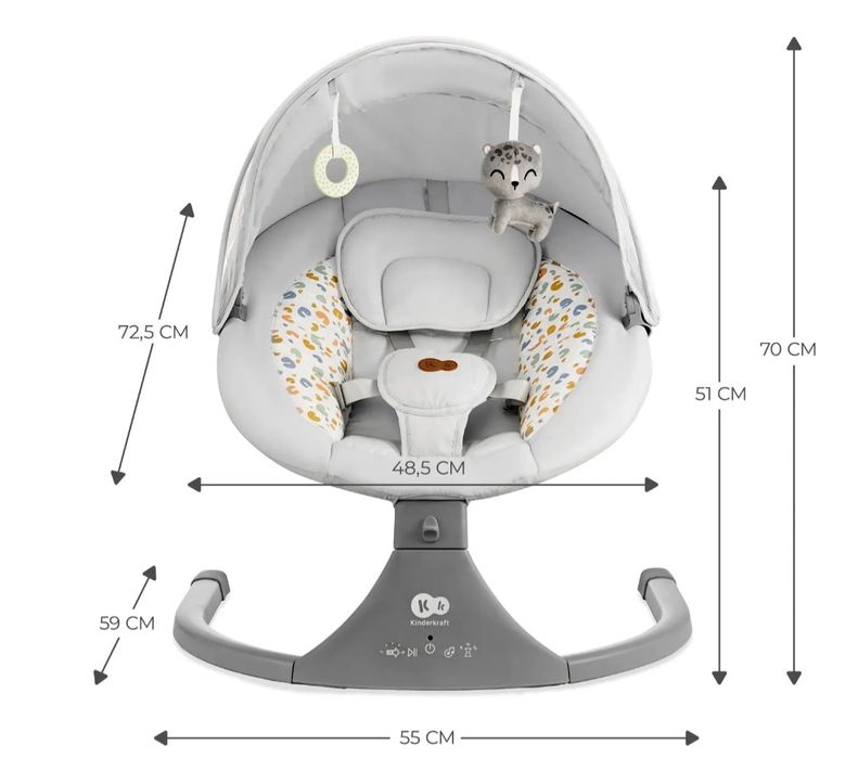 Espreguiçadeira Kinderkraft Lumi 2