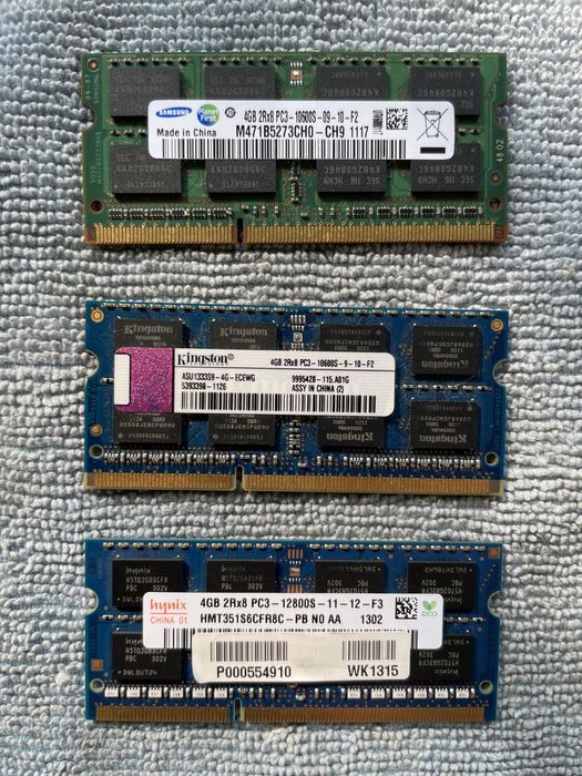 Memoria DDR3 4gb para portatil