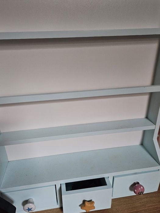 Regał półka na książki mięta oryginalne gałki