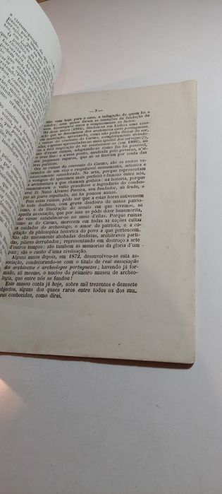 As Ruinas do Carmo, Breves Considerações (1876)