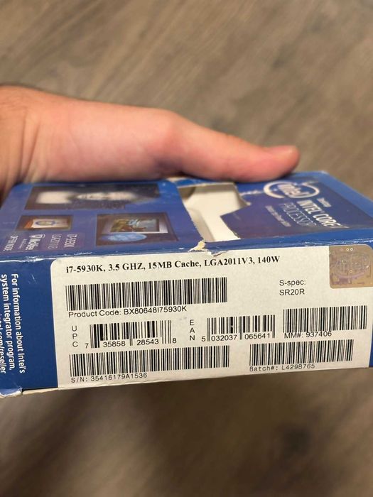 Процессор Intel core i7 5930k