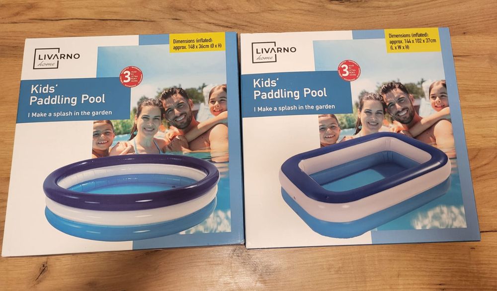 Дитячий дитячий басейн круглий/прямокутний