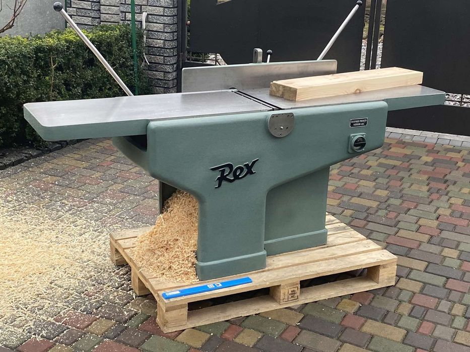 Станок REX фуганок фуговальний стругальний гемблярка по дереву.