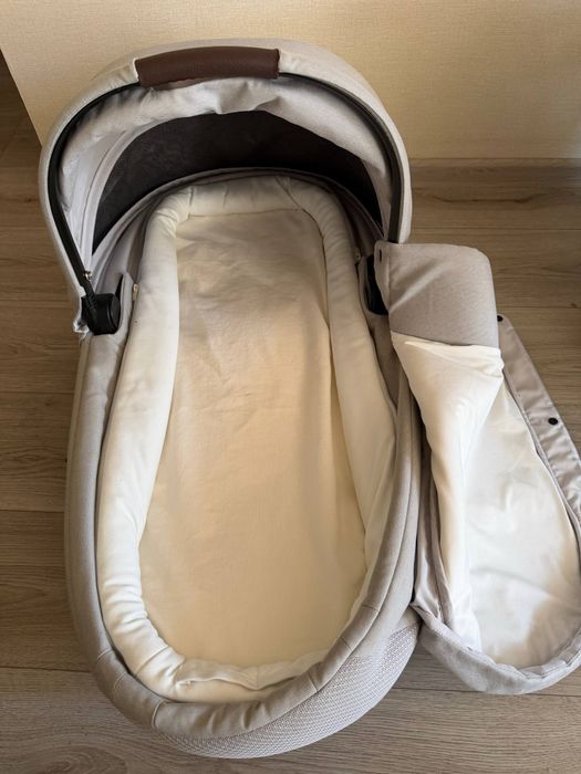 Дитяча коляска 2в1 Cybex Balios S Lux Sky Blue + люлька сірого кольору+ аксесуари