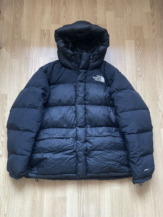 The North Face 700 kurtka puchowa męska czarna puchówka z kapturem