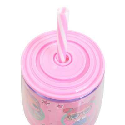 Стакан LOL с трубочкой