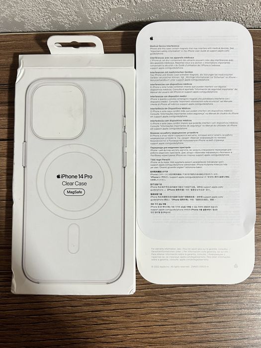 Новий оригінальний прозорий чохол Mag safe від Apple для Iphone 14 Pro