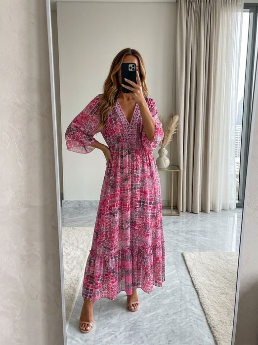 Sukienka boho maxi