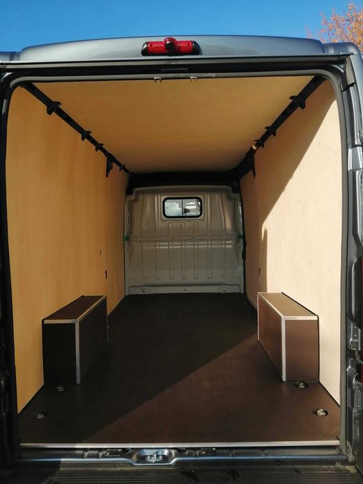 Peugeot Boxer L4H2 Zabudowa auta samochodu dostawczego ze sklejki naturalnej