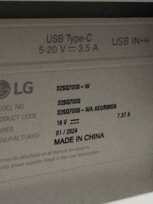 Monitor inteligente 4K UHD de 32"