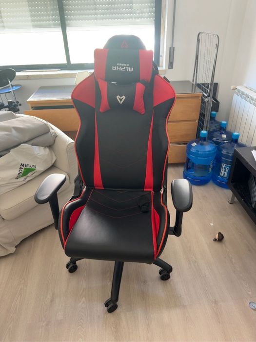 Cadeira Gaming Alpha Gamer – Preta e Vermelha