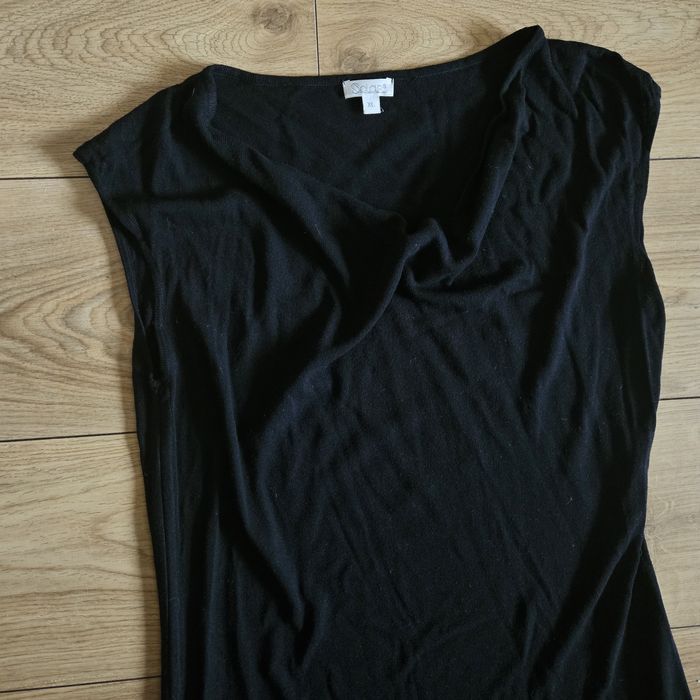 Nowa dzianinowa sukienka solar XL czarna