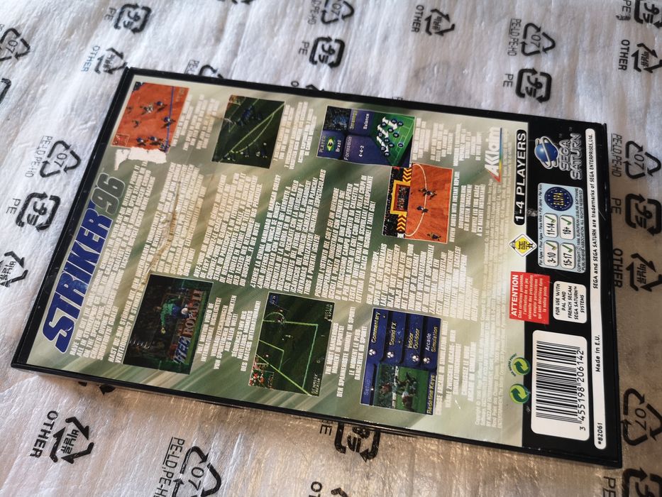 Striker 96 SEGA SATURN gra (rzadkość) (stan bdb-) Retro kioskzgrami