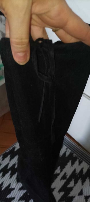 Zamszowe damskie za kolano rozmiar 38
