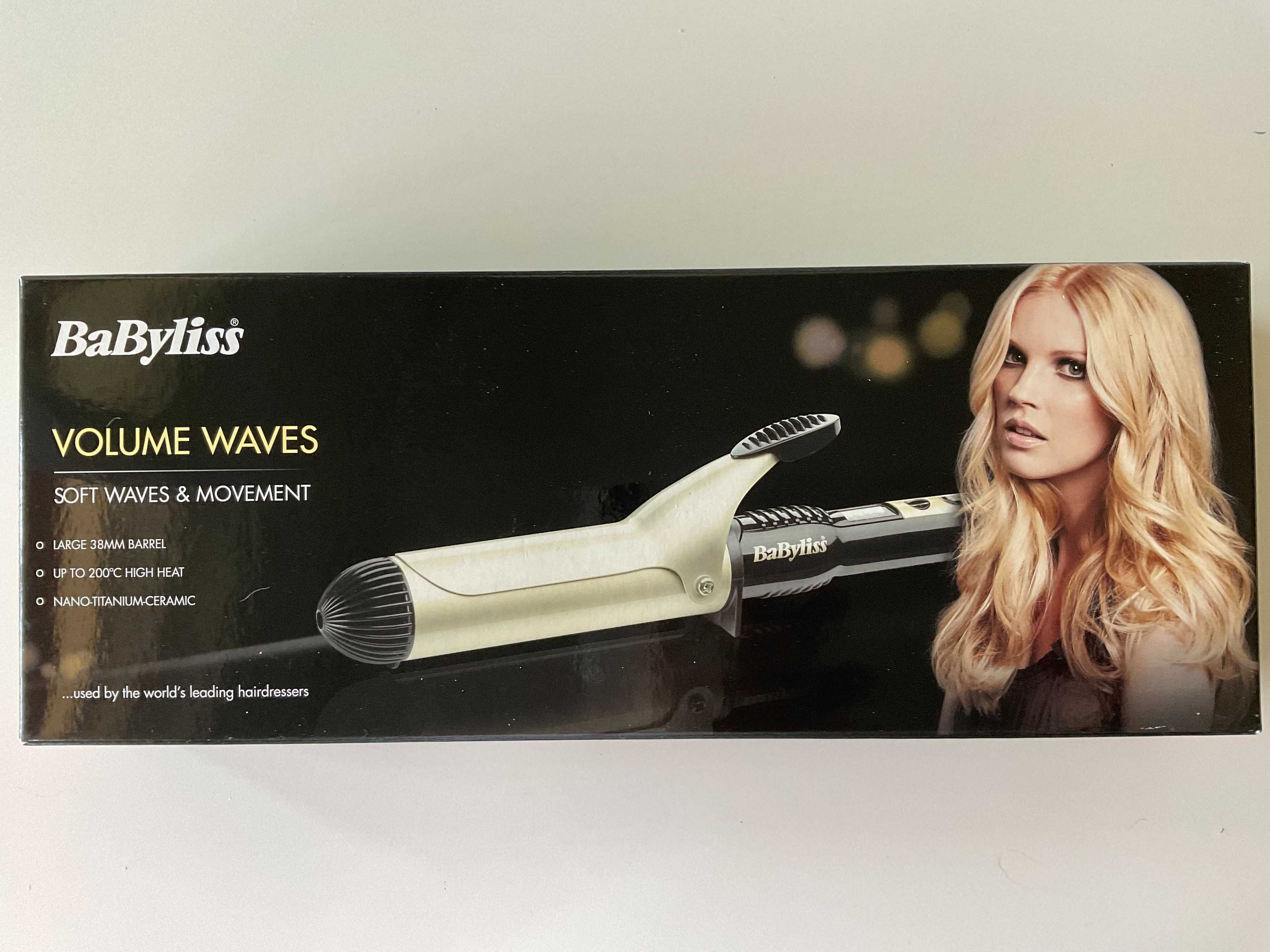 Ondulador de cabelo BaByliss Volume Waves 2289U NOVO Set bal