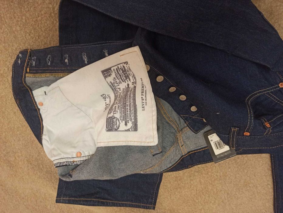 джинси чоловічі levis 501 premium великий розмір