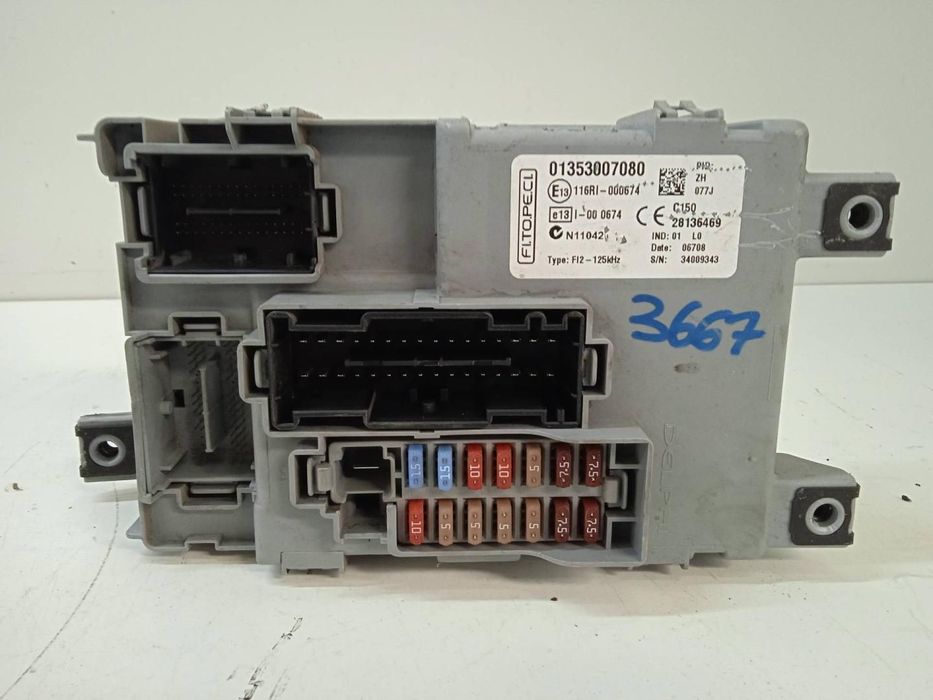 CAIXA DE RELES FUSÍVEIS FIAT III FIORINO 225