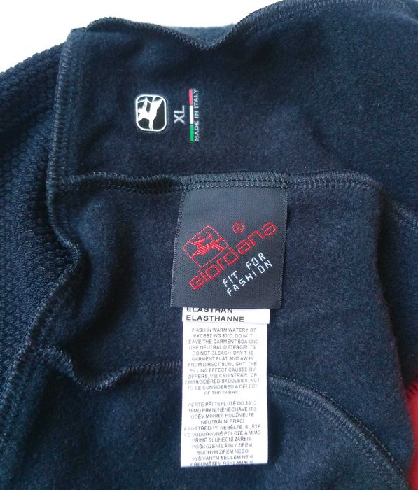 ВелоТрико GIORDANA Wos L-XL Men M-L Warm black Велотруси Велошорти