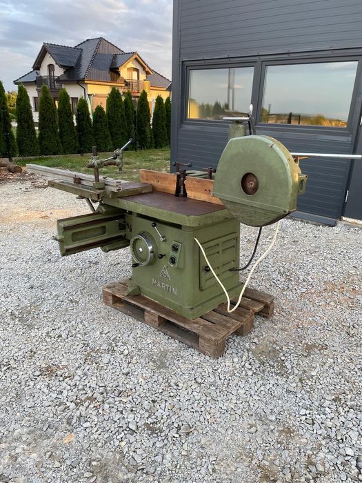 Frezarka dolnowrzecionowa z wózkiem MARTIN czopiarka