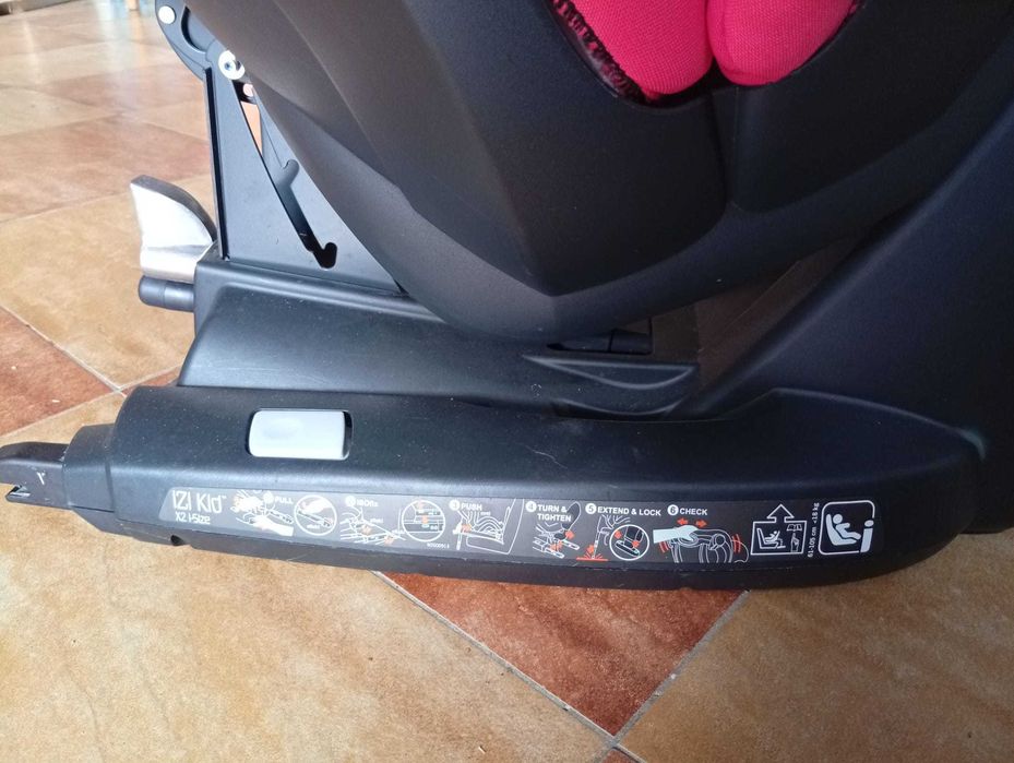 BeSafe Fotelik Izi Kid X2 i-Size 0-18kg Czerwony