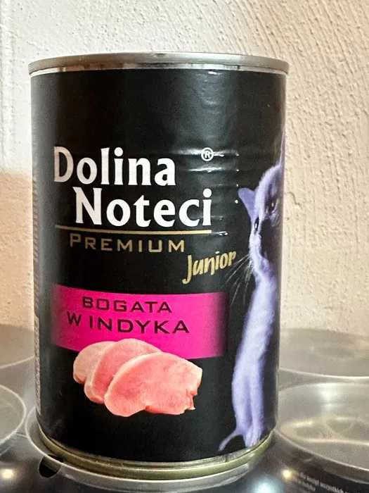 DOLINA NOTECI Premium Junior mokra karma dla kotka 400 gram Indyk X12
