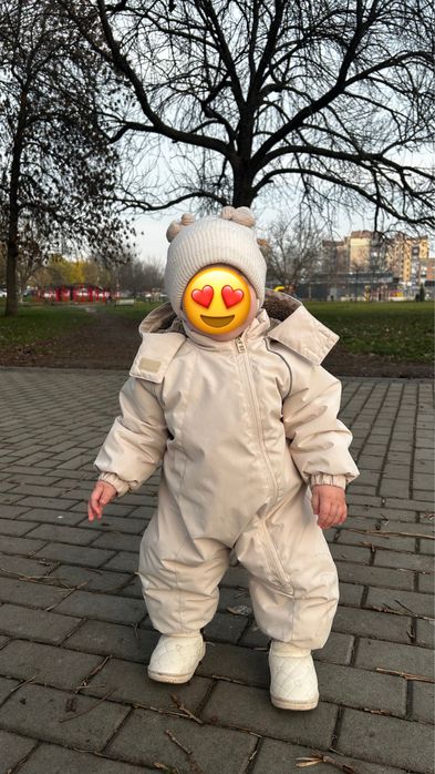 Дитячий зимовий комбінезон Zara 74-80 розмір