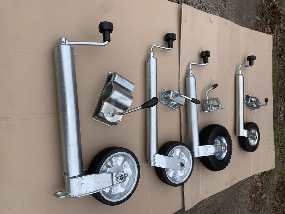 Опорное  колесо , підкатне хомут для легкового прицепа КНОТТ   АЛКО