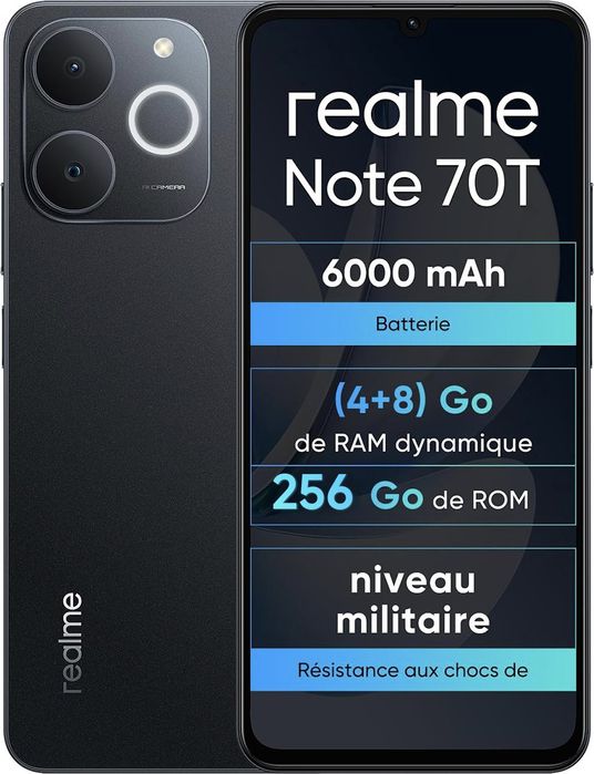 НОВИЙ! Realme Note 70T 12(4+8)/256 Gb Екран 90 Гц GLOBAL БЕЗ БЛОКУВАНЬ