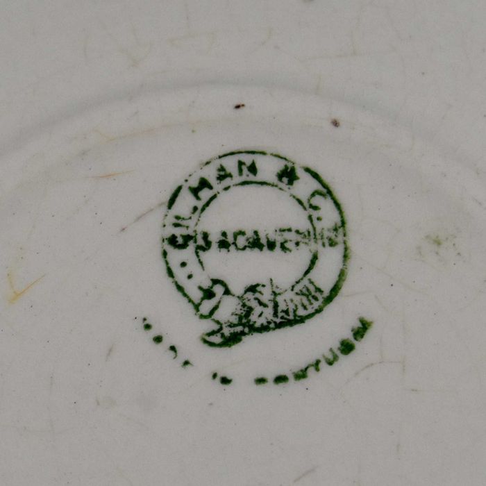 Chávena e Pires em Faiança Gilman – Sacavém – Art Déco