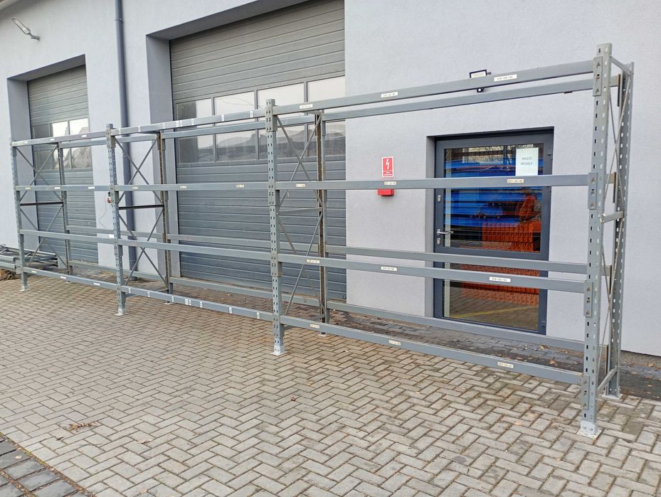 Regał magazynowy Dexion 865cmx200cmx80cm garażowy kontenerowy hala