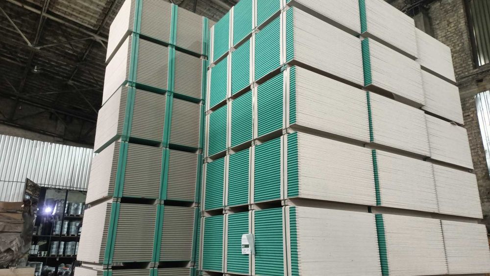 гипсокартон кнауф, ГКЛ Knauf стеновой, потолочный, влагостойкий ОПТ