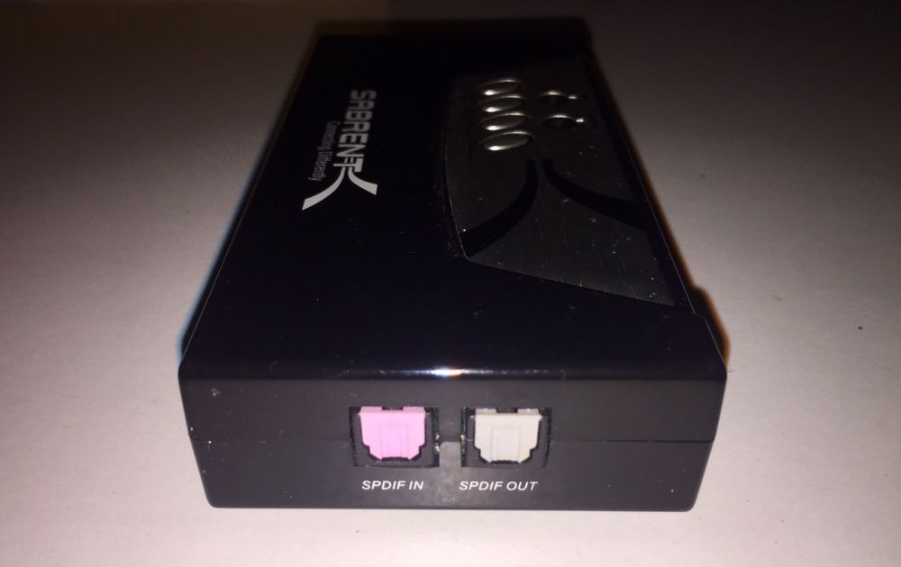 Placa de Som Externa SND8 8-Channel USB 2.0 External 7.1 Sound Box