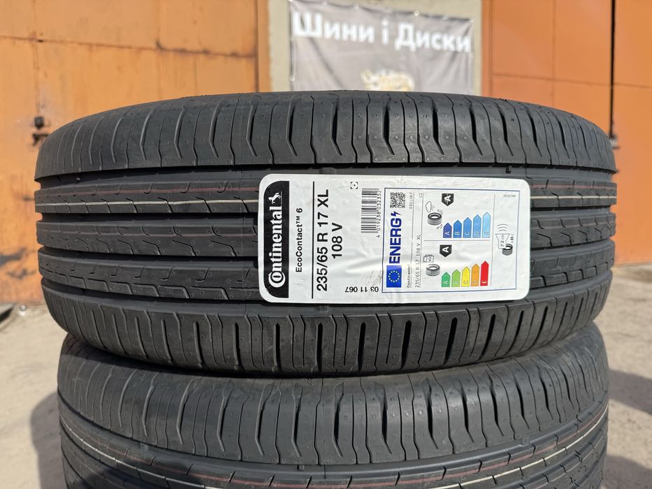 235/65 r17 Continental EcoContact 6 Резина летняя НОВАЯ