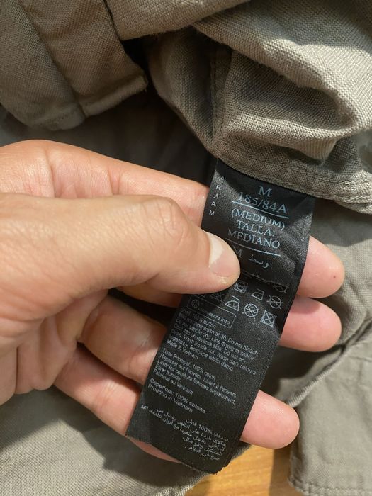 (М) ALLSAINTS рубашка серая сорочка сіра хлопковая хлопок