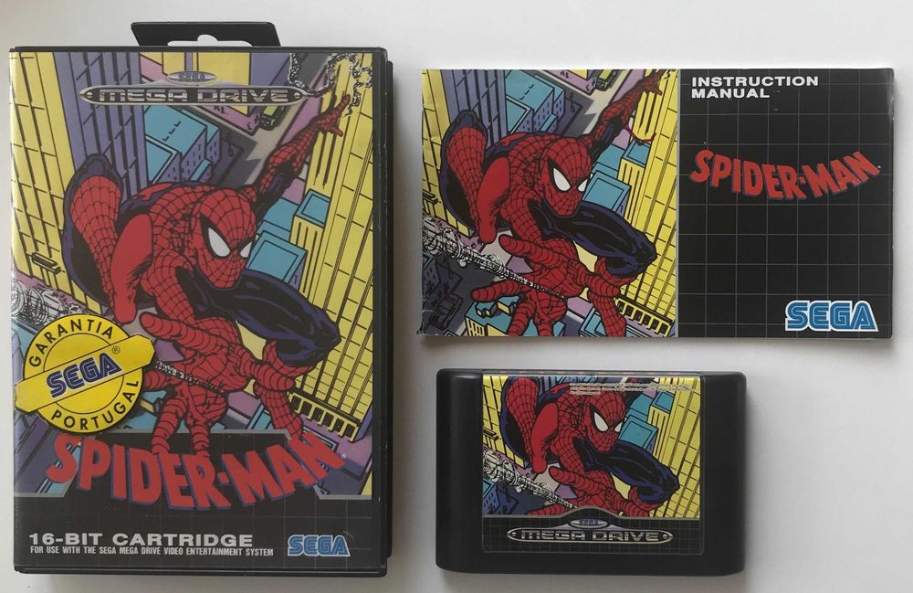 SEGA MEGADRIVE Game "Spider-Man" – Original and Complete / 199164284531260290123