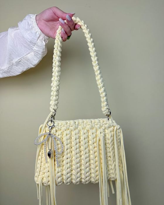 Bolsa de crochê sob encomenda